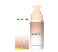 Base de Maquillaje Líquida que Cambia de Color, corrector de cobertura total para el rostro, ideal para viajes, piel sensible, vacaciones y todo tipo de piel.