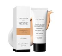 Base de maquillaje para piel , 30 ml, cosméticos hidratantes ligeros de larga duración, base de maquillaje radiante, para primavera, invierno, noche, , boda, viajes, escenario