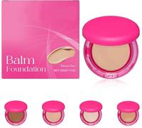 Base de maquillaje Peptide Bounce Balm, base de maquillaje hidratante, bálsamo de maquillaje antiedad, maquillaje en polvo de cobertura media modulable para todo tipo de piel