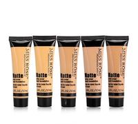 Base de maquillaje suave Base líquida para el rostro, Base de maquillaje líquido Cobertura natural para blanquear Hidratante, Corrector de desgaste mate Crema de bloqueo solar 37ml(02)