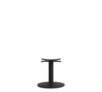 Base de mesa auxiliar Esilda con base redonda de acero con acabado pintado