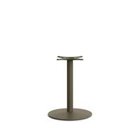 Base de mesa Esilda con base redonda de acero con acabado pintado verde Ø55x72 cm