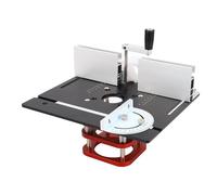 Base de mesa para fresadora, 51mm de recorrido Altura ajustable Mesa universal para fresadora de elevación manual para diámetros de motor de 64 a 66mm Maquinaria para madera