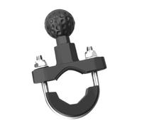 Base de montaje con pinza - Adaptador de cabeza con base de rótula resistente | Soporte estable para manillar, fijación a prueba de golpes para motocicleta, bicicleta y accesorios GPS