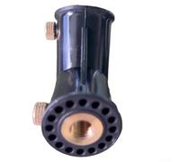 Base de montaje de aluminio en forma de V para antenas telescópicas JPC-7 y PAC12/JPC12 Series M10, para una comunicación portátil duradera, resistente al viento