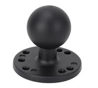 Base de montaje de bola de 1,5", placa redonda con orificio AMPS | Soporte de bola de aleación de aluminio de 1,5 pulgadas, adaptadores de brazo de doble casquillo tamaño C, hardware marino