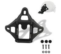 Base De Montaje De Tres Orificios De Cubierta De Casco Táctico, Adaptador For Accesorios De Casco Fast(Black)