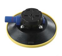 Base de montaje de ventosa al vacío de 6 pulgadas con bomba de mano rosca hembra M8 para levantar y sostener en superficies lisas, incluyendo coches, barcos, caravanas y más