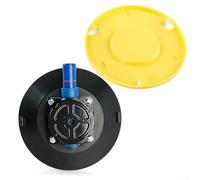 Base de montaje de ventosa de 4.5 pulgadas con sello de goma de cuerpo de aluminio y rosca doble M6 M8 para tareas de montaje resistentes (M8)