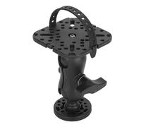 Base de Montaje para Buscador de Peces, Soporte Universal para Buscador de Peces con Rotación de 360°, Placa de Montaje de Base Redonda, para GPSMAP HDS Barco Canoa Kayak