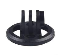 Base de montaje para computadora compatible con Garmin para Bryton para Wahoo para bicicletas con soporte de luz frontal integrado y área de fijación de cámara de acción (soporte de cámara)