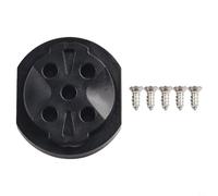 Base de montaje para computadora de bicicleta compatible con Garmin, soporte de repuesto de plástico negro. Monta de forma segura dispositivos de ciclismo GPS en el manillar para un uso estable de