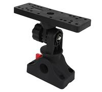 Base de montaje para sonda de pesca, soporte universal para sonda de pesca con rotación de 360 grados, soporte para sonda de pesca electrónica para placa de montaje de kayak