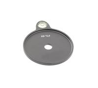 Base de nivelación de trípode de 60 mm de diámetro interior, aleación de aluminio mecanizada para fotografía y videografía, placa de nivelación de trípode