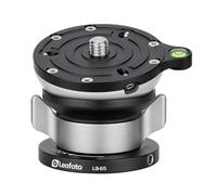 Base de nivelación LB-65 de 65 mm para trípode con collar de bloqueo de mariposa, carga máxima de +/-15° de inclinación de 18 kg