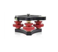 Base de nivelación rápida for trípode, Adaptador de Giro con Ajuste de liberación rápida y Balance de Burbuja for cámara DSLR, Cabezal esférico