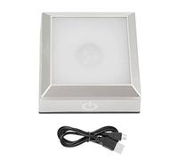 Base de Pantalla de Luz LED, Soporte de Pantalla de Luz LED Base de Soporte de Pantalla de de Luz LED Colorida para Cristales, Arte en Vidrio y Decoración del Hogar (Batería USB táctil