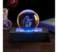 Base de Pantalla LED para Cristales Arte de Vidrio, Base de Pantalla de Cristal de Luz Colorida Soporte de Batería / USB Alimentado con 7 Métodos de Iluminación para Colecciones de Vasos Figuras de Jo