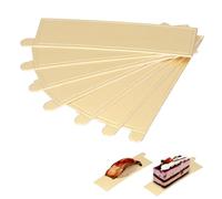 Base de Pastel de Mousse de 100 Piezas, Bases de Cartón para Pastel, Base Dorada para Cupcakes, Bandeja de Exhibición de Postres, Plato Desechable para Pasteles para Pastelería Casera