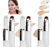 Base De Pinceles De Palo Cambiando De Color, Crema Blanca Coreana Cambiando Color, Base De Pinza, Crema Cambia, Con Pincel, Hidratante, Maquillaje Color De Piel (Natural)