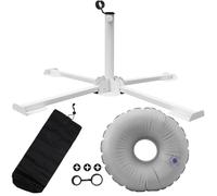 Base De Piscinas Portátiles: Soporte Ajustable Para Terraza Exterior, Soporte De Parasol De Playa | Balcón Natación De Piscina Accesorio Para Acampar Parasol Support Anti-Winding Accessory Attetable V