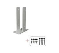 Base de poste en U H x A x P 300 x 103 x 200 mm