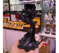 Base de resina de bola de cristal, adornos de resina creativos, soporte de exhibición para decoración del hogar, adecuado para bolas de 6 a 8 cm, fénix negro