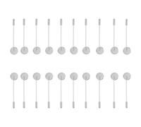 Base de Seguridad para Broches de Metal 20 Piezas | Superficie Lisa, No Raya la Piel, Montaje DIY Fácil, Adecuado para Bodas y Proyectos Creativos