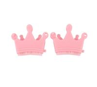 Base de Separador de Pincel de Uñas de Silicona Suave y Lavable, Multifuncional, Operación Fácil, Soporte para Bolígrafo de Cepillo de Arte de Uñas, para Limpieza de Polvo (PINK)