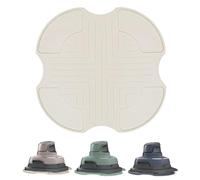 Base de silicona para freidora de aire caliente Ninja CRISPi FN101EUGY, FN101EUST y FN101EUSG Protector de calor Protector de encimera antideslizante e impermeable Alfombrilla de silicona para Ninja