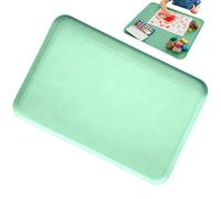 Base de silicona para pintura artística - Bandeja de pintura portátil plegable antiadherente para pintura y manualidades - Película de cubierta mate para niños, para arte de resina, mesa de mostrador