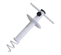 Base de sombrilla de playa en espiral resistente a la corrosión, ancla de arena de hierro para postes de 25 a 32 mm, soporte portátil para sombra de sol para exteriores con funda de transporte para