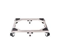 Base de soporte ajustable con ruedas para electrodomésticos, carrito extensible para refrigerador y congelador, plataforma rodante fácil de mover para lavadoras y secadoras, diseño estable y duradero