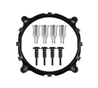 Base de soporte de disipador de calor para LGA775/1150/1155/1156/1366, soporte de montaje de ventilador de CPU y kits de placa trasera Am4