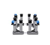 Base De Soporte De La Lavadora Bases Ajustables Longitud/Ancho 41-65Cm Soporte De Cañar De Madera Grande Movible Secador De Soporte Y Bandejas De Piso De Refrigerador Base Con Ruedas Giratorias De Blo