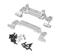 Base de soporte del asiento de la varilla de unión de metal para MN168 New99S MN78 1/12 RC CAR PIEZA DEL AXCO DE PLAZA DEL AUTO DEL AUTO DEL CAR Piezas de actualización compatibles con varios(Silver)