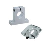 Base de soporte horizontal de varilla guía de aleación de aluminio, 1 pieza, soporte de cojinete de eje lineal SHF/SK8/10/12/16/20/25(SHF12)