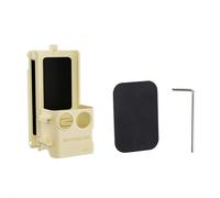 Base de soporte magnética para DJI Osmo Pocket 3, adaptador de montaje de zapata fría de 1/4 pulgadas con succión de 6 imanes, soporte de escritorio ajustable de 180° para fotografía al aire libre