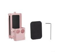 Base de soporte magnético multifuncional con adaptador de 14 pulgadas para Osmo Pocket 3, montaje seguro para dispositivos de fotografía (rosa)