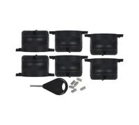 Base de Soporte para Caja de Aletas Negra de Plástico para Surf y Paddle | Repuesto de Tapón, Fácil Instalación, para Tabla Hinchable y Deportes Acuáticos