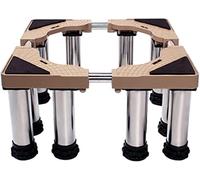 Base de soporte para lavadora, base ajustable con patas resistentes de 4/8/12 pulgadas, longitud del pedestal: 45-66 cm, ancho: 43-64 cm, pedestales para secadora y refrigerador, 12 patas de 24-27 cm.