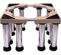 Base de soporte para lavadora, base ajustable con patas resistentes de 4/8/12 pulgadas, longitud del pedestal: 45-66 cm, ancho: 43-64 cm, pedestales para secadora y refrigerador, 12 patas de 29-32 cm.