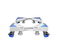 Base De Soporte para Lavadora, Base Móvil Multifuncional con 4 Ruedas Y 4 Patas Resistentes para Lavadora, Secadora Y Refrigerador. Base Ajustable. Largo 50-72 Cm. Ancho