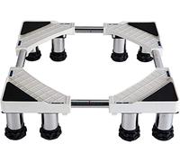 Base De Soporte para Lavadora, Base Universal para Refrigerador, Base Ajustable para Lavadora, Longitud 51-72 Cm, Ancho 46-68 Cm, Soporte para Secadora, Soporte para Refr