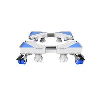 Base De Soporte para Lavadora, Carrito para Frigorífico, Ruedas, Base para Lavadora, Telescópica, Longitud 59-76 Cm, Ancho 52-70 Cm, Pedestal Móvil para Secadora Y Lavava