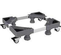 Base De Soporte para Lavadora, Ruedas para Electrodomésticos, Carrito Ajustable para Frigorífico, Longitud 52-74 Cm, Ancho 47-69 Cm, Base Móvil para Lavadora, Base para A