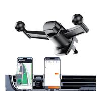 Base de soporte para teléfono de coche, soporte para teléfono de ventilación de coche, soporte de teléfono de doble cabeza esférica, bases de soporte de teléfono celular para accesorios de montaje en