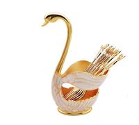 Base de soporte para vajilla Swan - Organizador de vajilla, estante de almacenamiento de cocina, exhibición,Soporte de Metal para cena, Base de , soporte para cubiertos, para estante para cuch