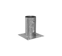 Base de soporte redonda redonda con perno galvanizado (diámetro de 100 mm)