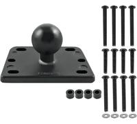 Base de soporte tapa de freno/embrague con bola de 1" RAM MONTAJES